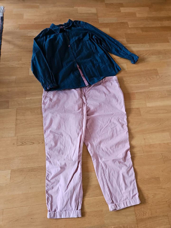 Damenhose + Bluse Größe 52 in Lörrach