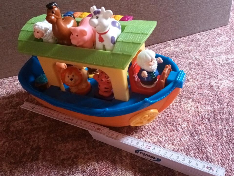 Spielzeug Baby,Noahs Ark, Schiff mit Sound u. Figuren, Kiddiekand in Penig