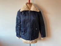 Vintage Piloten Jacke Winterjacke Nylon Kunstfell Teddy-Fell Rar Nordrhein-Westfalen - Pulheim Vorschau