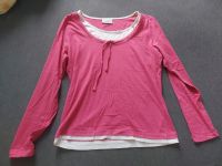 Rosa Langarmshirt /Pullover mit weißem Einsatz Gr.40/42 Berlin - Köpenick Vorschau