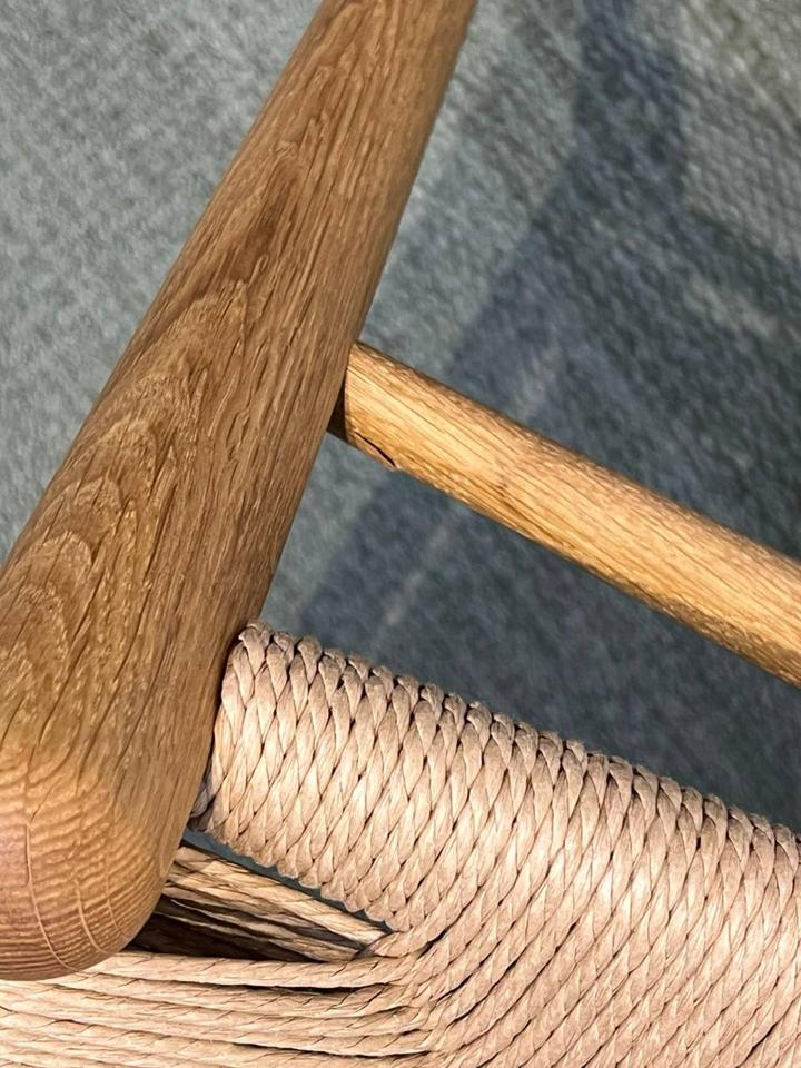 CARL HANSEN & SØN CH24 Y Wishbone Stuhl Eiche geölt/Papierkordel in Alsdorf