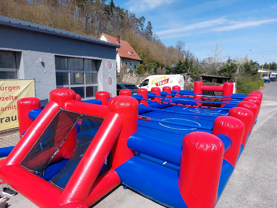 Menschenkicker Soccer Fußball Verleih ausleihen mieten in Burgkunstadt