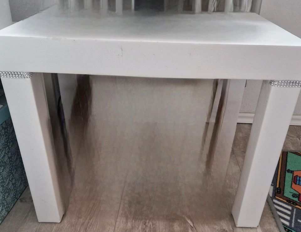 3x Beistelltisch Tisch Tische weiß weiss in Neumünster