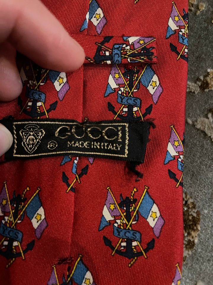 Salvatore Ferragamo Gucci Handloom Herbert Flock Krawatte Konvolu in Dinslaken