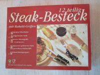 Silber Besteck Design Bakelit 12-teiliges Steak-Besteck aus Stahl Bayern - Schweinfurt Vorschau