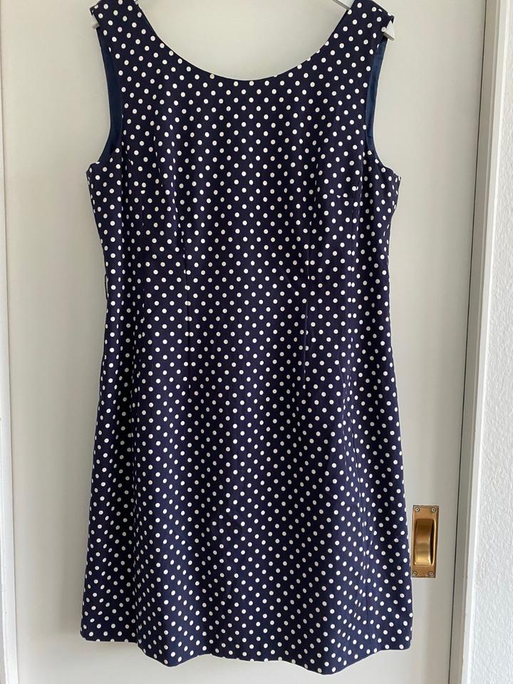 1 2 3 un deux trois blaues Kleid mit weißen Punkten Gr. 44 in München