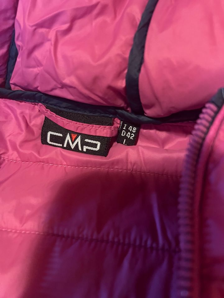 CMP wattierte Jacke Gr. 42 blau weiß pink TOP! in St. Georgen