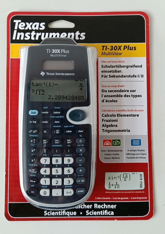 Taschenrechner TI-30X Plus MultiView in Mutlangen