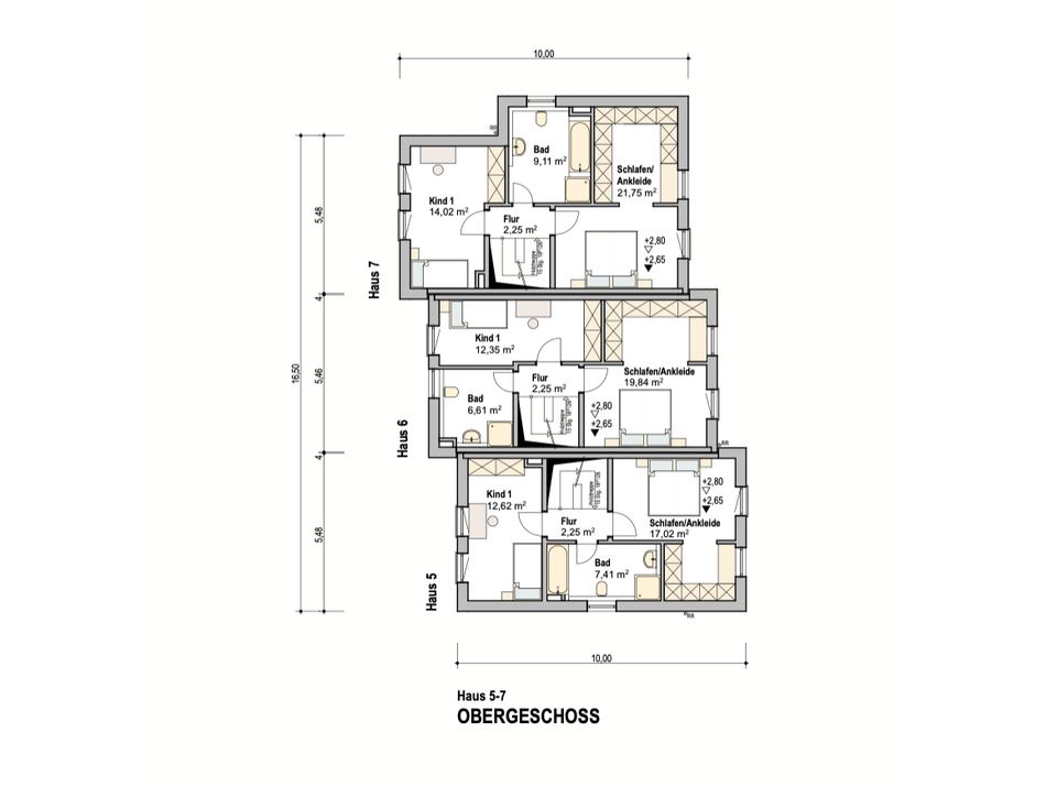 Reihenmittelhaus Nr.2 | Schlüsselfertig - Zentral in Königsbrunn in Königsbrunn