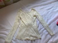 Mädchen Sweatshirt Schößchentop Strick H&M weiß 158/164 Brandenburg - Luckau Vorschau