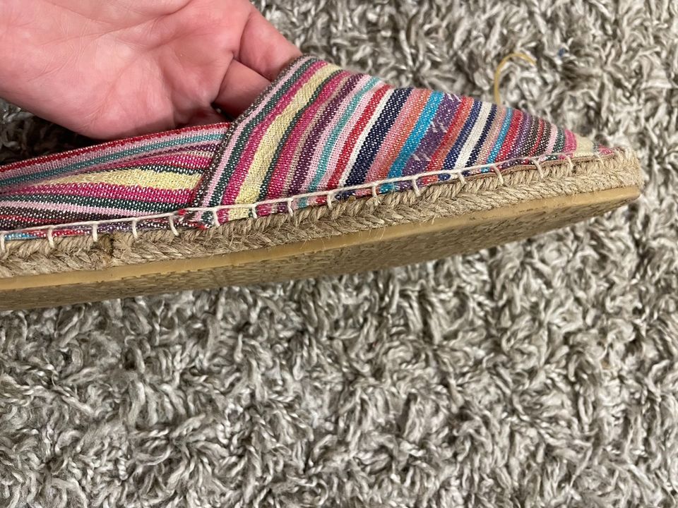 Marco Polo espadrilles 38,5 bunt Marco Polo Sommerschuh 38,5 in Weyhe