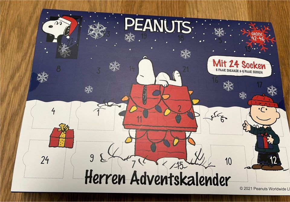 Peanuts Adventskalender Herren Socken 42-46 NEU in Baden-Württemberg -  Karlsruhe | eBay Kleinanzeigen ist jetzt Kleinanzeigen