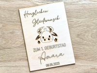 Glückwunschkarte zum Geburtstag, Personalisierte Holzkarte,Kinder Bayern - Aholming Vorschau