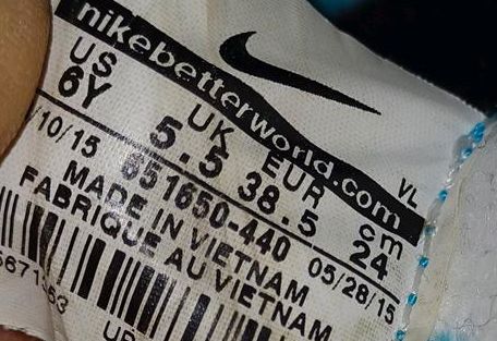 Turnschuhe Nike unisex Größe 38,5 guter Zustand in Xanten