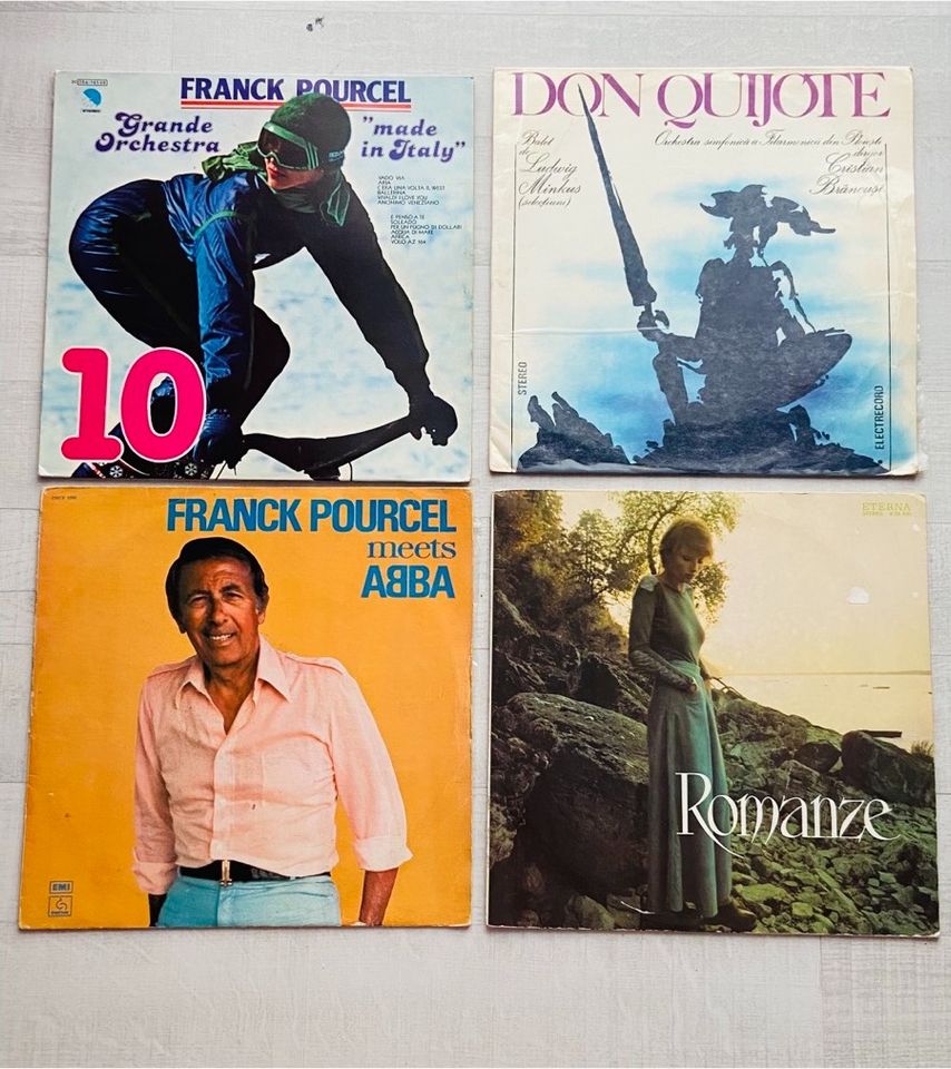 Schallplatten Vinyl Frank Pourcel Don Quijote Romanze Cipollino in Rust