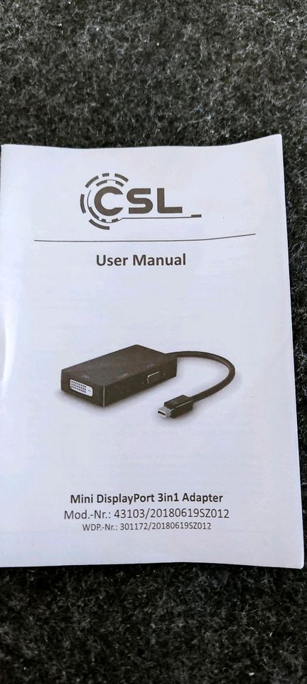 Verkaufe einen CSL 3 in 1 Adapter: HDMI, DVI, VGA in Bietigheim-Bissingen