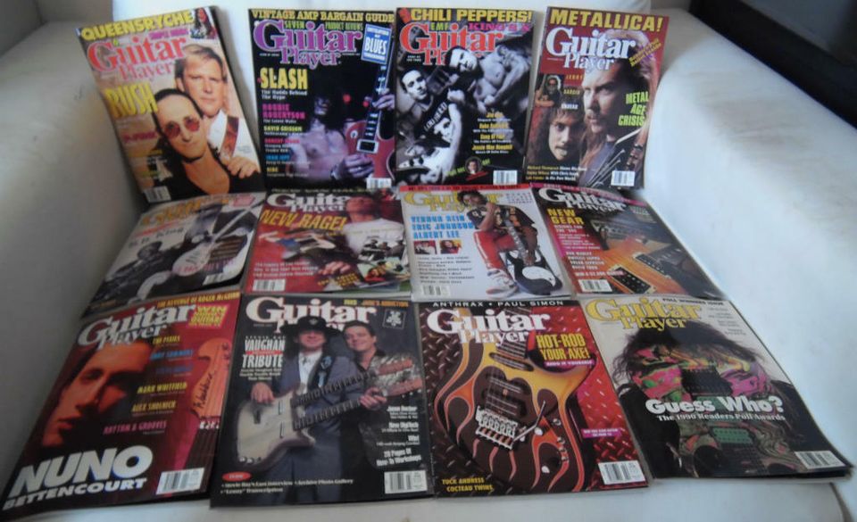 Guitar Player (1991 - 1995 komplett / 60 Magazine) wie neu! in Groß-Gerau