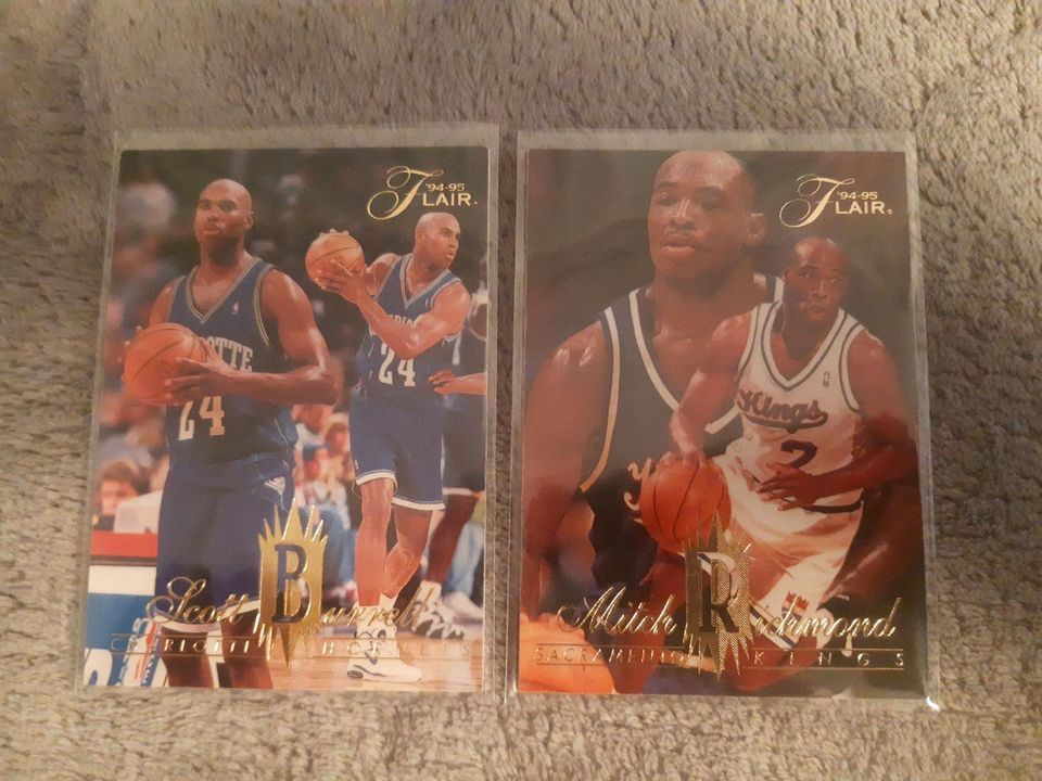 2 NBA Cards Flair 94-95 in Freiburg im Breisgau