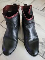 Tamaris, Stiefeletten aus Leder, schwarz, Größe 39 Niedersachsen - Gifhorn Vorschau