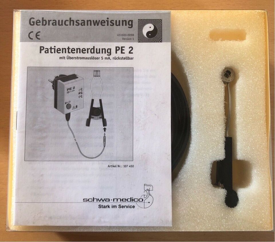 Akupunktur Patientenerdung PE 2 für Aurikulodiagnostik in Berlin