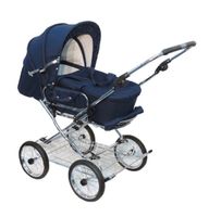 Eichhorn Kinderwagen Retro Chrom inkl. Fußsack-ab 08/24 verfügbar Bayern - Neuendettelsau Vorschau