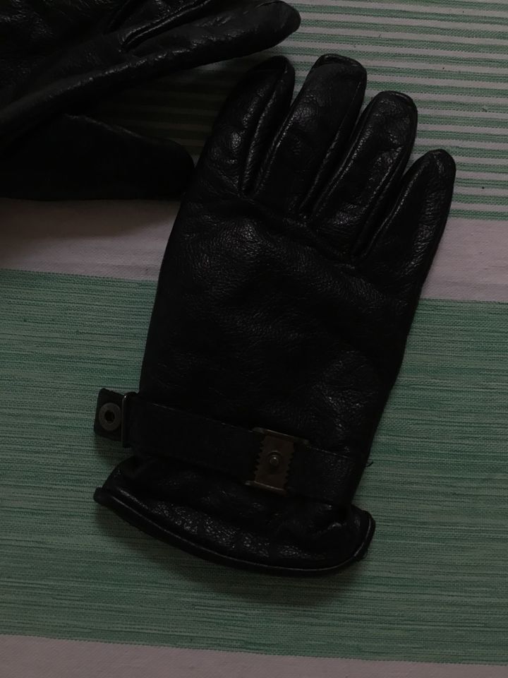 Handschuh Leder schwarz Herren in Hannover