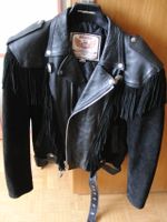 Chopper Lederjacke, Motorradjacke, Bikerjacke mit Fransen, Retro Bayern - Moosburg a.d. Isar Vorschau