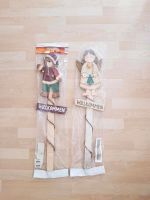 2 x Holzschild Holzstecker Willkommen Engel Weihnachtsmann Bayern - Rottendorf Unterfr Vorschau