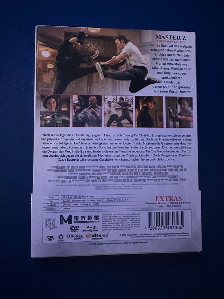 Master Z Ip Man Legacy Mediabook Blu Ray (Tony Jaa und Max Zhang in Gifhorn