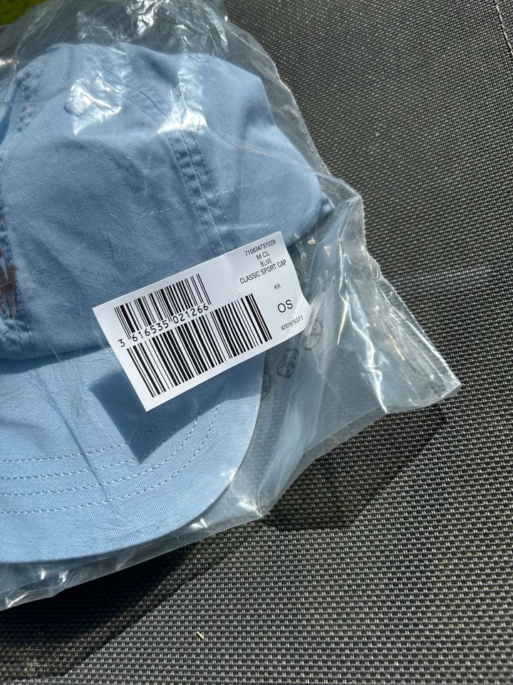 Ralph Lauren Cap hellblau mit Lederverschluss | Neu in Hannover