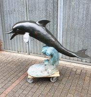 Bronze Figur / Brunnen Delfin Niedersachsen - Nordhorn Vorschau