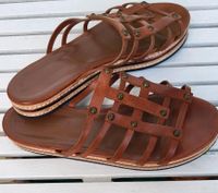 Tommy Hilfiger Damensandalen Leder Slipper Gr. 39 Dortmund - Mitte Vorschau