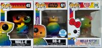 Pop Pop! Pixar 45 Star Wars 61 Hello Kitty 28 BB 8 Wall-E Pride Hessen - Eppstein Vorschau