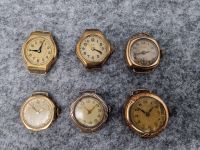 Konvolut 6x Vintage Uhrwerke Uhr GOLD Armbanduhr Taschenuhr ANTIK Nordrhein-Westfalen - Warendorf Vorschau