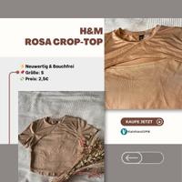 Rosa bauchfreies Shirt mit Schlitz – Größe S Hessen - Lahnau Vorschau