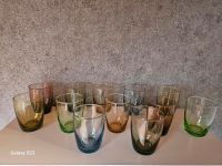 Mehrere bunte Gläser mit Blumenmuster Niedersachsen - Lengede Vorschau