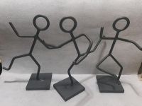 3x Massive Alte Metall-Figuren Stickman Männchen Dekoration Top Niedersachsen - Wolfsburg Vorschau