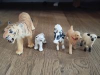 Schleich - Tiger, Tigerbaby, Kuh, Hund, Schaf Nordrhein-Westfalen - Leverkusen Vorschau