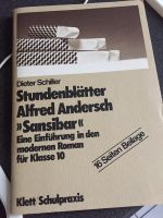 Unterrichtseinheit,  Lektürehilfe, Sansibar, Alfred Andersch Niedersachsen - Hameln Vorschau