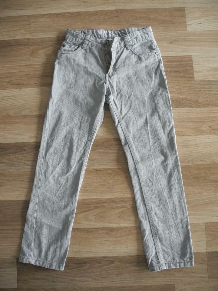 Jeans grau Skinny gerades Bein  Gr. 140  in 100% Baumwolle wNEU in Neckargemünd