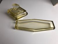 Frisierset Schalen antik Glas gelb Niedersachsen - Bad Rothenfelde Vorschau