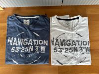 Tom Tailor T-Shirts 2 Stück M blau, weiß, Navigation Stuttgart - Stuttgart-Süd Vorschau