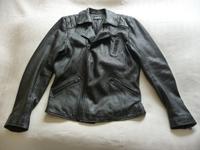 schwarze Lederjacke, Größe L von tigha Bayern - Germering Vorschau