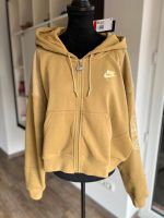 Nike khakigrüne Sweatjacke Damen Kapuzen Zip Hoodie Gr. L Niedersachsen - Gyhum Vorschau