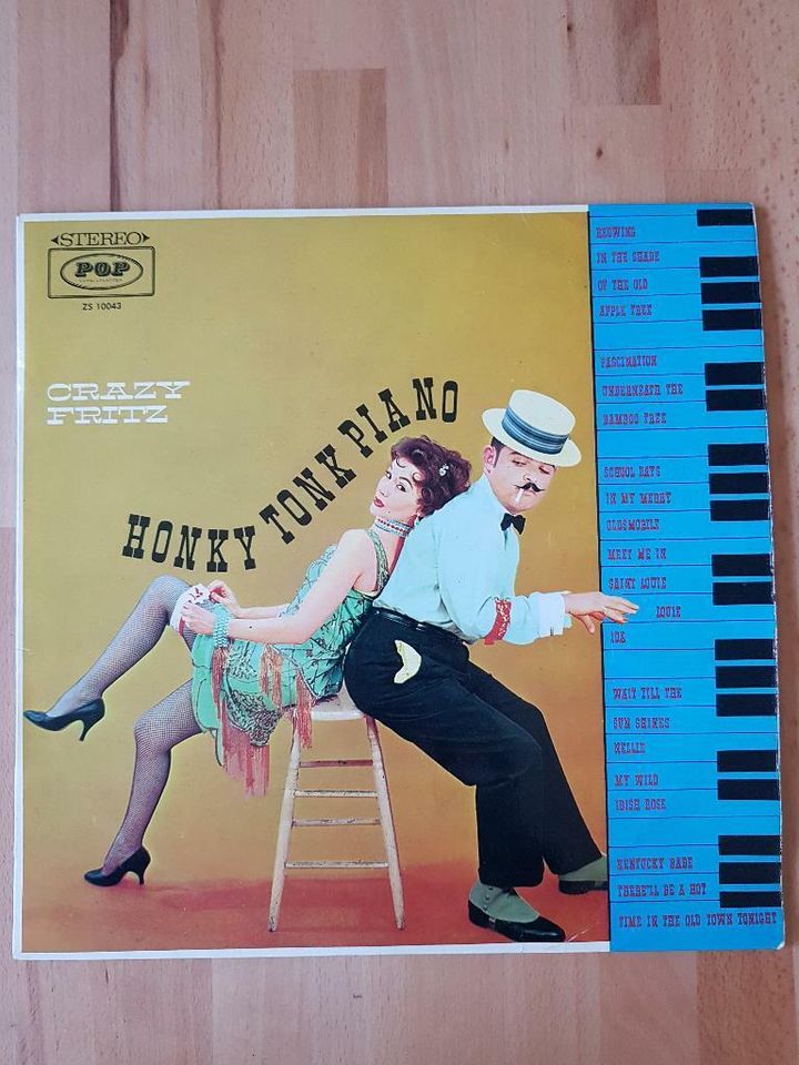 Crazy Fritz "Honky Tonk Piano", LP in Reichertshofen