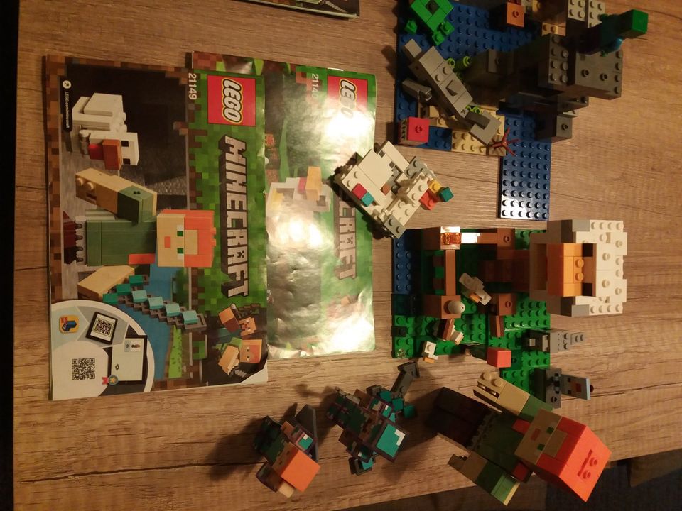 Lego Minecraft 21144, 21152, 21140, 21149 in Würselen