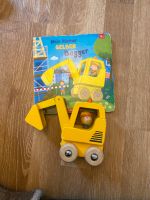 Mein kleiner gelber Bagger Buch mit kleinem Holzbagger Thüringen - Stadtroda Vorschau