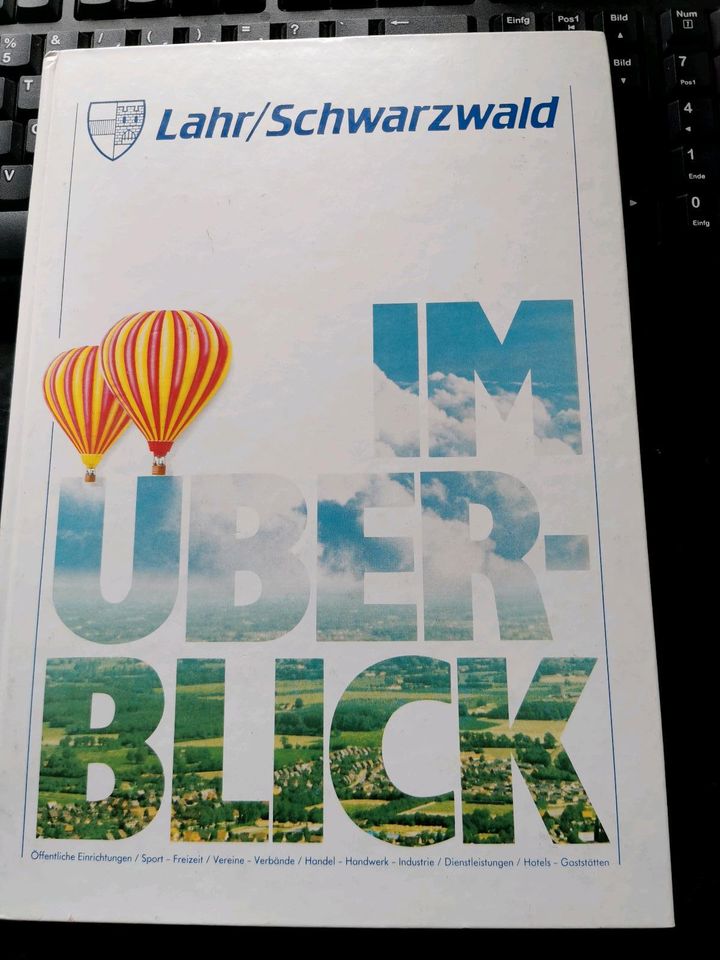 Lahr/Schwarzwald Luftbildatlas A-Z, c 1990 by Neomedia Verlag,top in Löhne