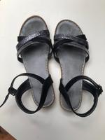 Sandalen, schwarz - Gr. 38 - von YOUNG SPIRIT Bayern - Rödental Vorschau