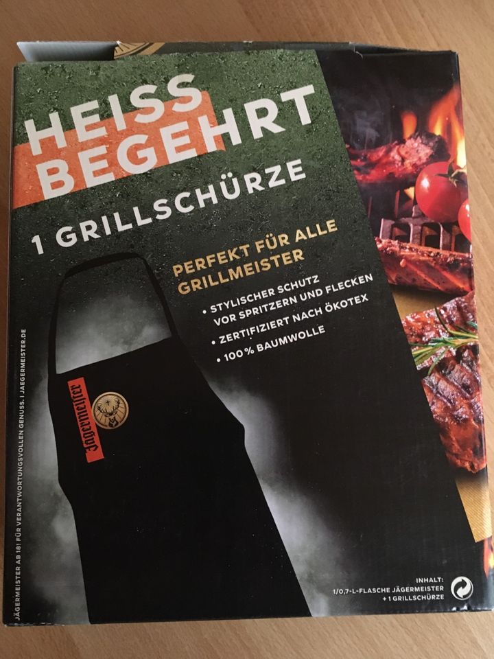 Grillschürze von Jägermeister Neu und ungetragen. in Biblis